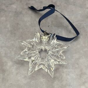 Swarovski Crystal Star Annual Christmas Ornament 2003